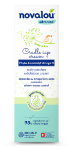novalou cradle cap cream box