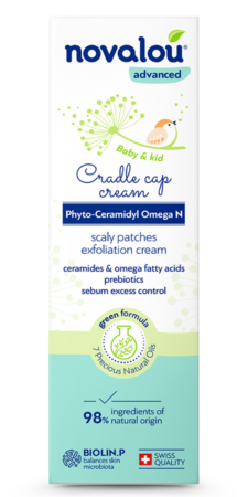 novalou cradle cap cream box