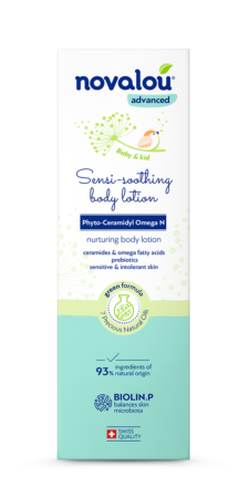 novalou sensi-soothing baby lotion box