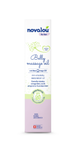 novalou Belly massage oil box