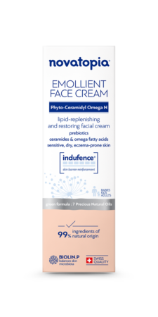 novatopia emollient face cream box