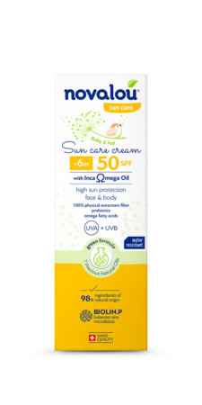 novalou sun care cream 50spf box